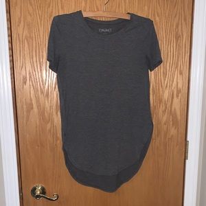 Gray short sleeve legging tee